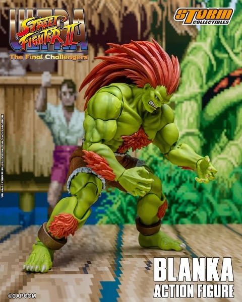 STORM COLLECTIBLES Ultra Street Fighter II: The Final Challengers - Blanka 1/12 Scale Action Figure