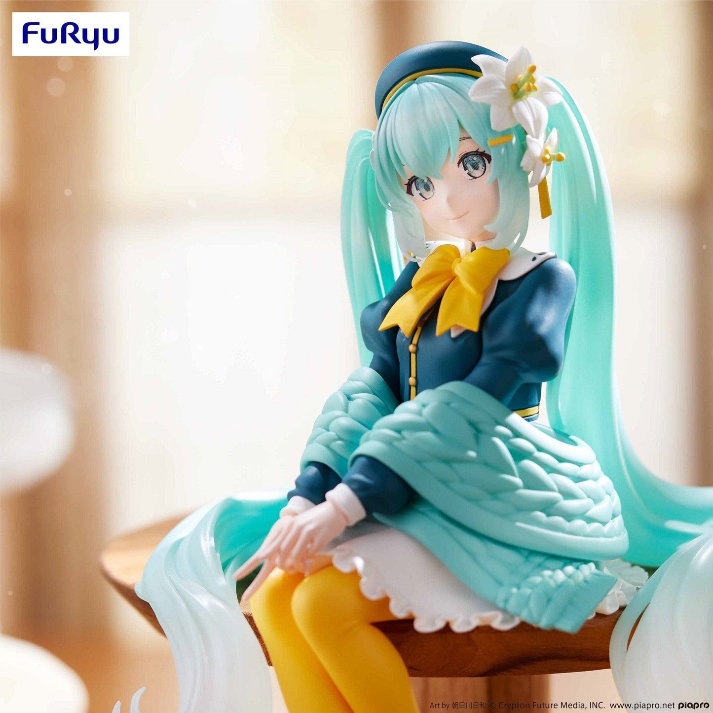 FURYU Vocaloid Hatsune Miku (Flower Fairy Lily Ver.) Noodle Stopper Figure