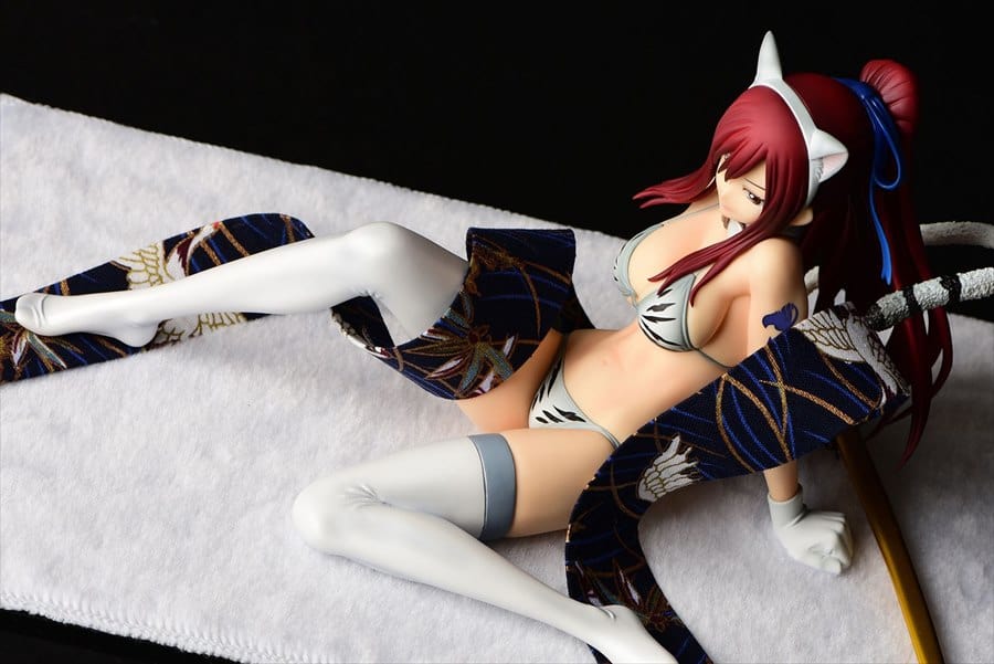 ORCATOYS Fairy Tail Erza Scarlet (White Tiger Cat Gravure Style Ver.) 1/6 Scale Figure