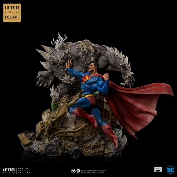 IRON STUDIOS Superman vs Doomsday - DC Comics Exclusive 10 Years - Art Scale 1/10