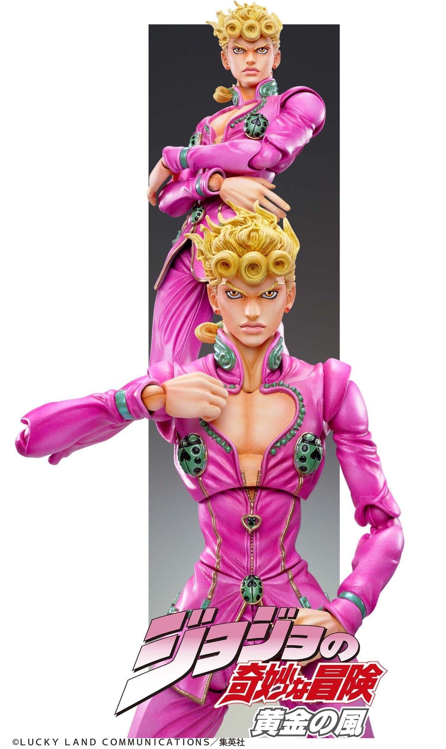 MEDICOS JoJo's Bizarre Adventure: Golden Wind Super Action Statue Giorno Giovanna (Reissue)