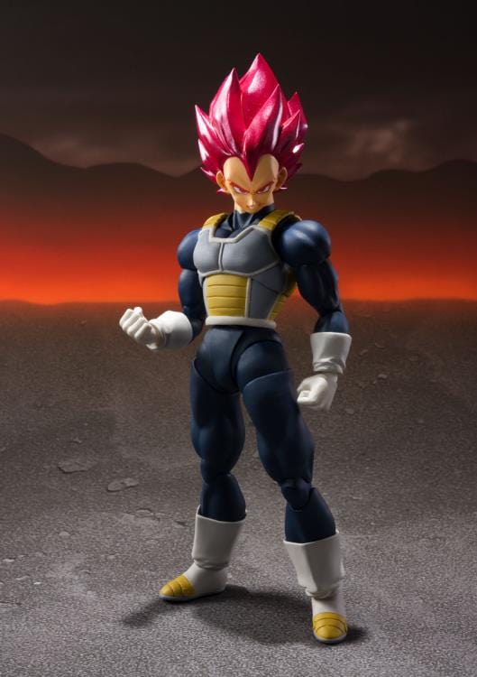 BANDAI SPIRITS Dragon Ball Super: Broly S.H.Figuarts Super Saiyan God Super Saiyan Vegeta (15th Anniversary Ver.) Exclusive