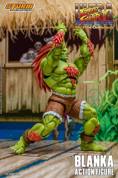 STORM COLLECTIBLES Ultra Street Fighter II: The Final Challengers - Blanka 1/12 Scale Action Figure