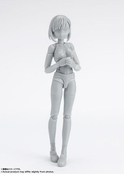 BANDAI SPIRITS S.H.Figuarts DX Body-chan School Life Edition Set (Gray Color Ver.)