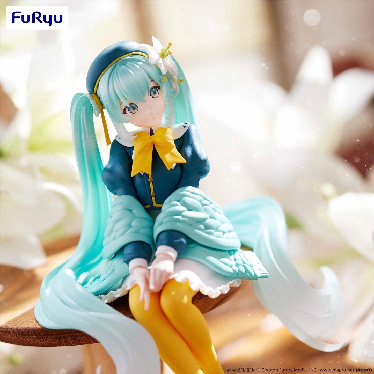 FURYU Vocaloid Hatsune Miku (Flower Fairy Lily Ver.) Noodle Stopper Figure