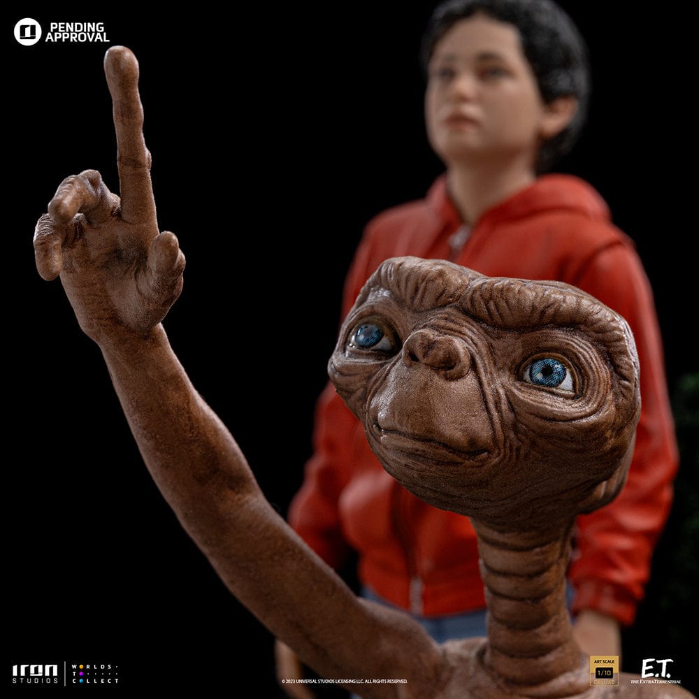 IRON STUDIOS E.T., Elliot and Gertie Deluxe - E.T. - Art Scale 1/10