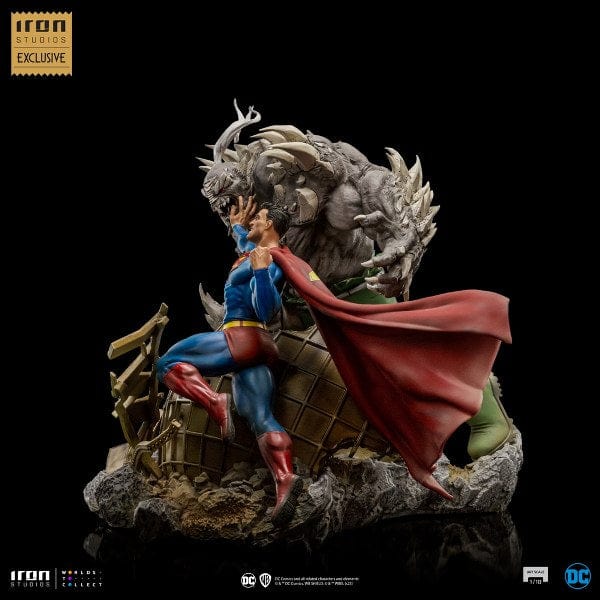 IRON STUDIOS Superman vs Doomsday - DC Comics Exclusive 10 Years - Art Scale 1/10