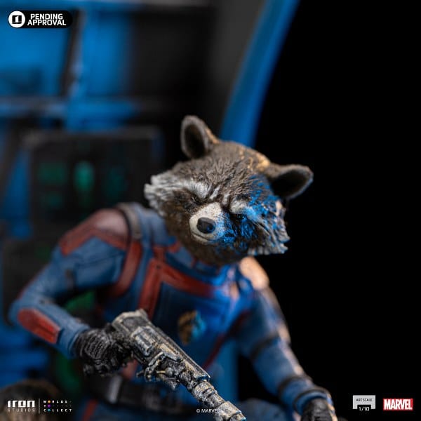 IRON STUDIOS Rocket Raccoon - Guardians of the Galaxy 3 - BDS Art Scale 1/10