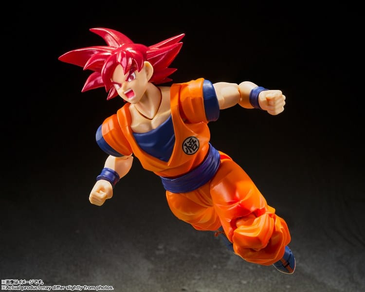 BANDAI SPIRITS Dragon Ball Super S.H.Figuarts Super Saiyan God Goku (Saiyan God of Virtue)