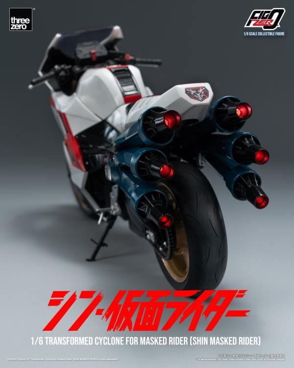 THREEZERO Shin Kamen Rider FigZero Transformed Cyclone for Masked Rider 1/6 Scale Figure