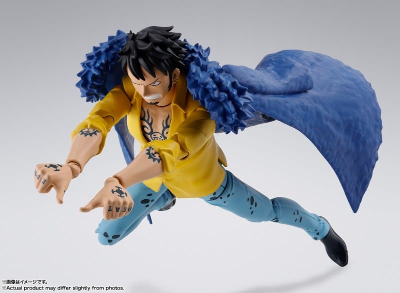 BANDAI SPIRITS One Piece S.H.Figuarts Trafalgar Law (The Raid on Onigashima) Figure