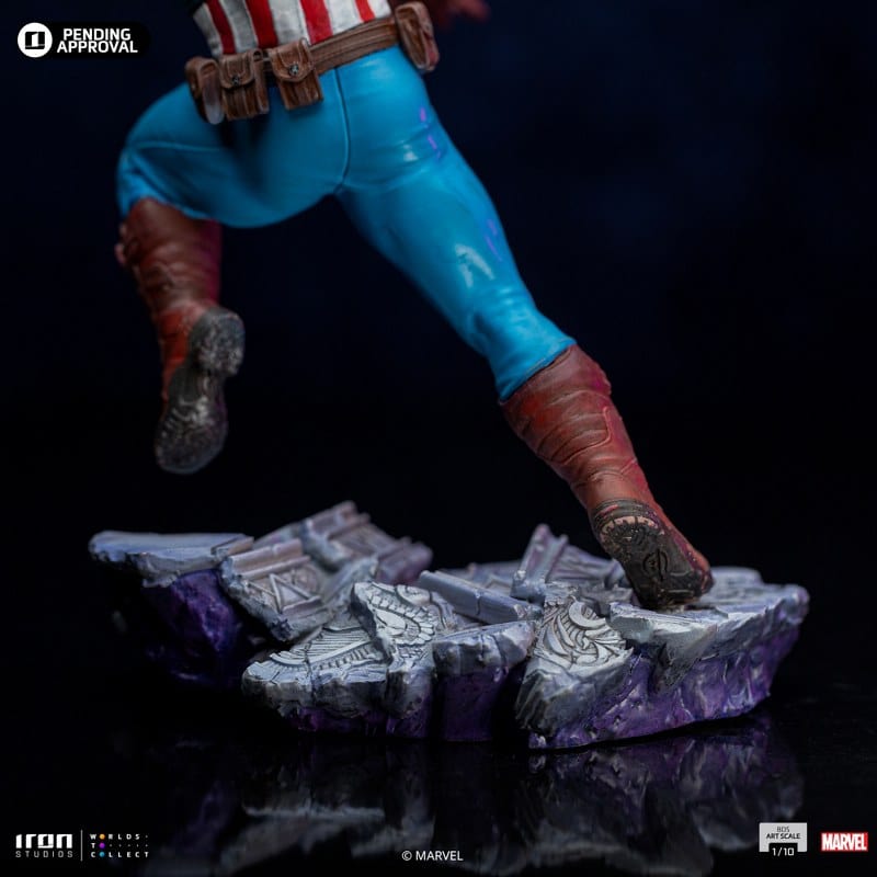 IRON STUDIOS Captain America - Infinity Gauntlet Diorama - BDS Art Scale 1/10