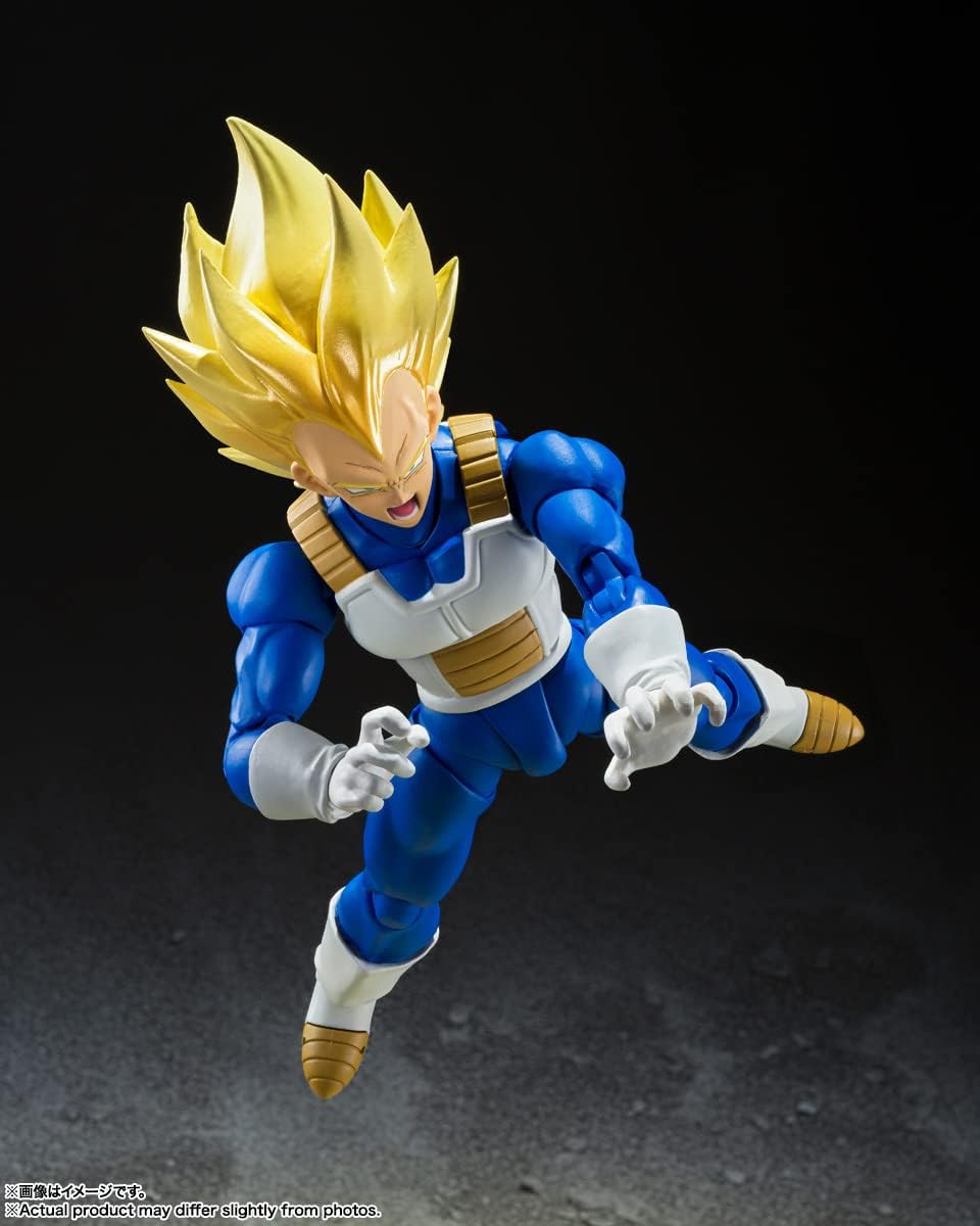 BANDAI SPIRITS Dragon Ball Z S.H.Figuarts Super Saiyan Vegeta (Awakened Super Saiyan Blood)