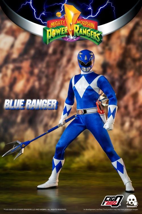 THREEZERO Mighty Morphin Power Rangers FigZero Blue Ranger 1/6 Scale Figure