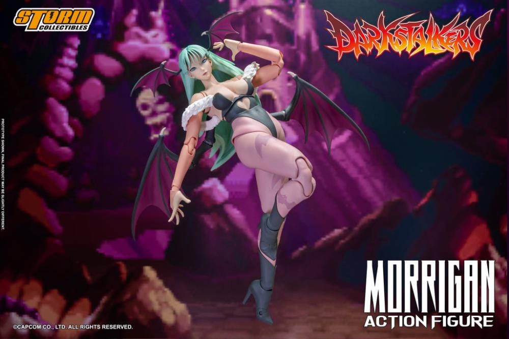 STORM COLLECTIBLES Darkstalkers Morrigan 1/12 Scale Figure