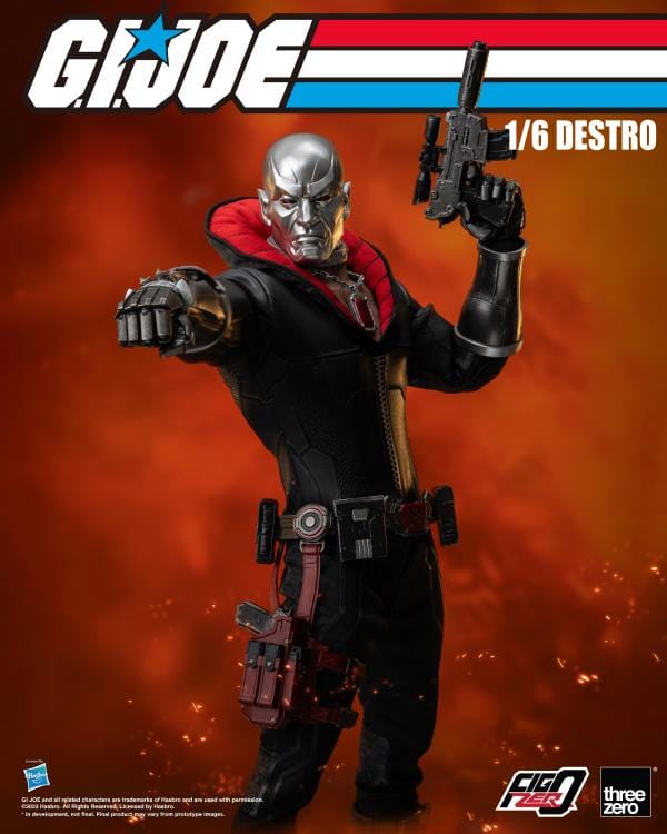 THREEZERO G.I. Joe FigZero Destro 1/6 Scale Collectible Figure