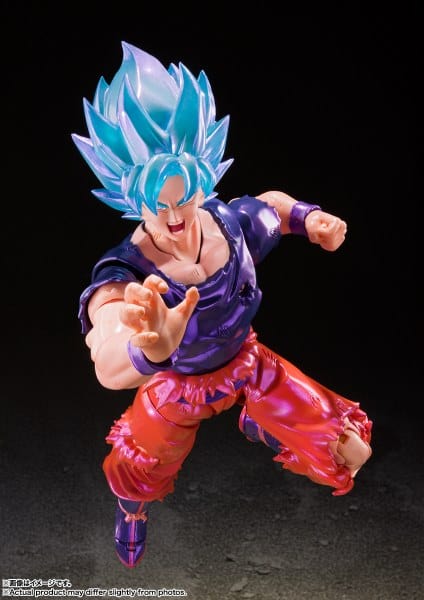 BANDAI SPIRITS Dragon Ball Super S.H. Figuarts Son Goku (Kaio-ken Ver. Vjump Limited 30th Anniversary + SHF Gamma 1 + SHF Gamma 2