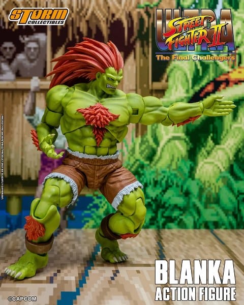 STORM COLLECTIBLES Ultra Street Fighter II: The Final Challengers - Blanka 1/12 Scale Action Figure