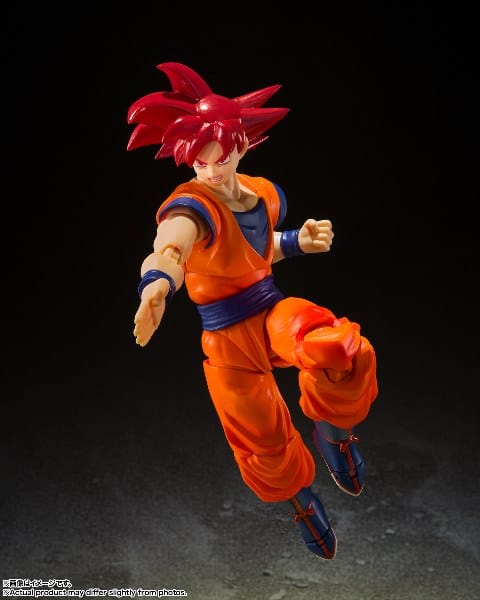 BANDAI SPIRITS Dragon Ball Super S.H.Figuarts Super Saiyan God Goku (Saiyan God of Virtue)