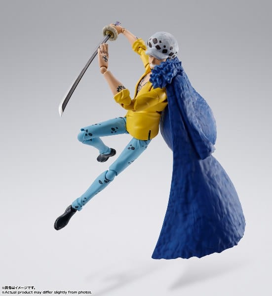 BANDAI SPIRITS One Piece S.H.Figuarts Trafalgar Law (The Raid on Onigashima) Figure