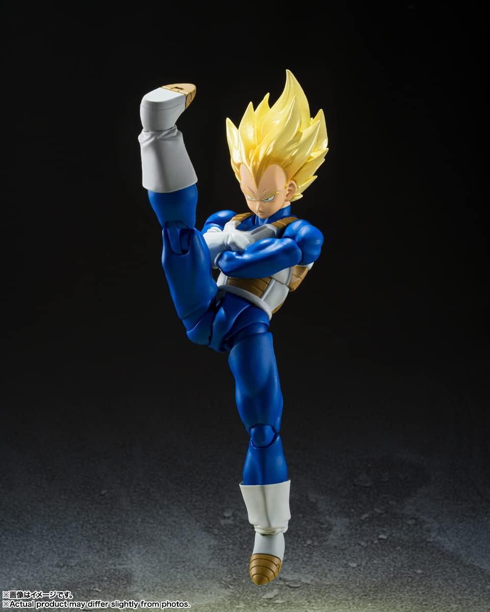 BANDAI SPIRITS Dragon Ball Z S.H.Figuarts Super Saiyan Vegeta (Awakened Super Saiyan Blood)