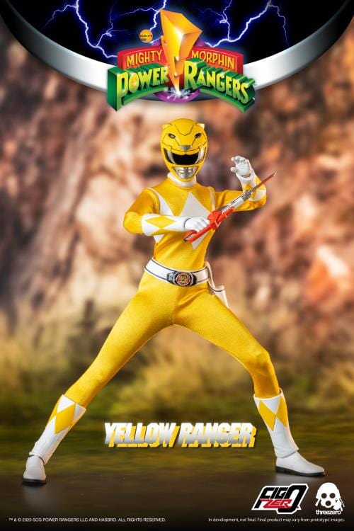 THREEZERO Mighty Morphin Power Rangers FigZero Yellow Ranger 1/6 Scale Figure