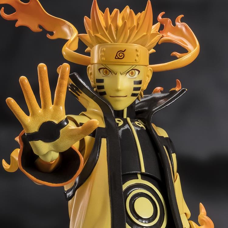 BANDAI SPIRITS Naruto: Shippuden S.H.Figuarts Naruto Uzumaki (Kurama Link Mode Ver.) (The Power of Hope That Connects Feelings) Exclusive