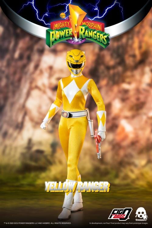 THREEZERO Mighty Morphin Power Rangers FigZero Yellow Ranger 1/6 Scale Figure