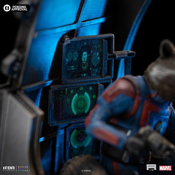 IRON STUDIOS Rocket Raccoon - Guardians of the Galaxy 3 - BDS Art Scale 1/10