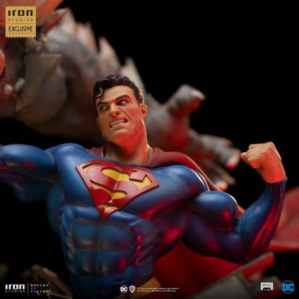 IRON STUDIOS Superman vs Doomsday - DC Comics Exclusive 10 Years - Art Scale 1/10