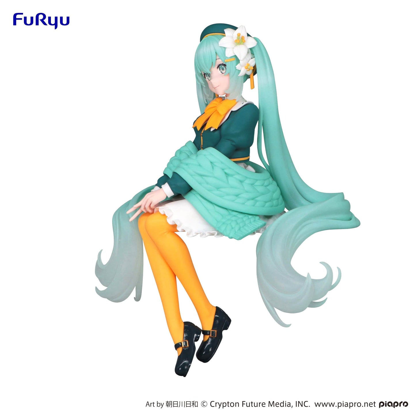 FURYU Vocaloid Hatsune Miku (Flower Fairy Lily Ver.) Noodle Stopper Figure