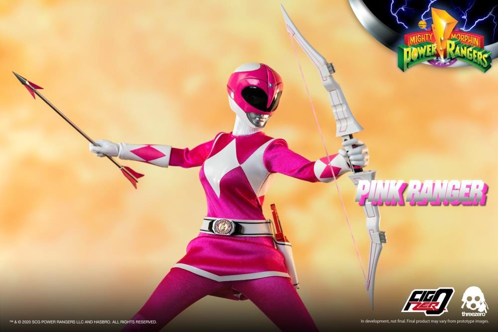 THREEZERO Mighty Morphin Power Rangers FigZero Pink Ranger 1/6 Scale Figure