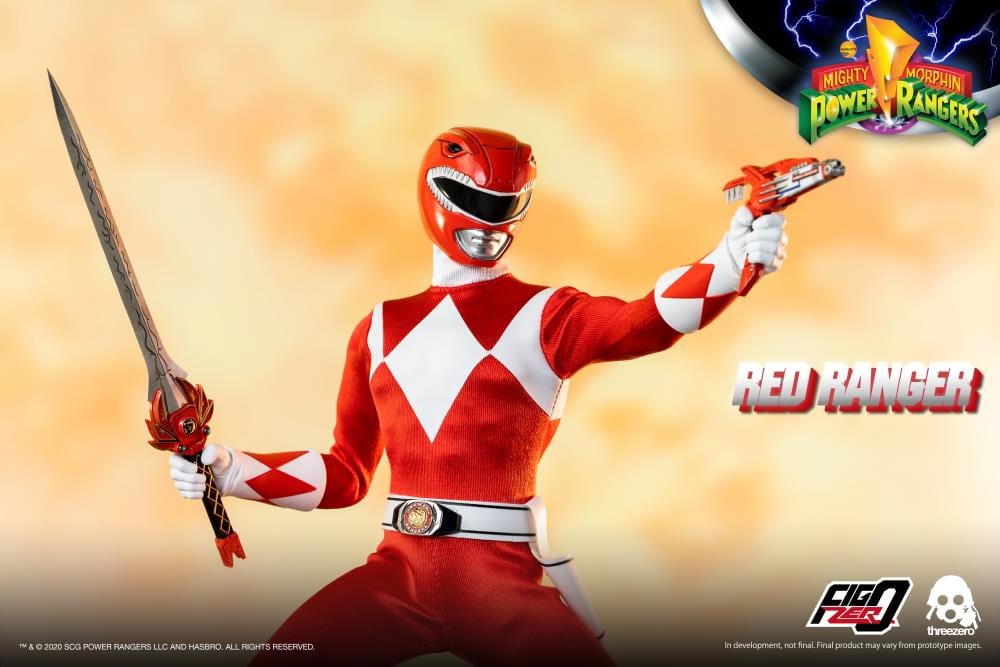 THREEZERO Mighty Morphin Power Rangers FigZero Red Ranger 1/6 Scale Figure