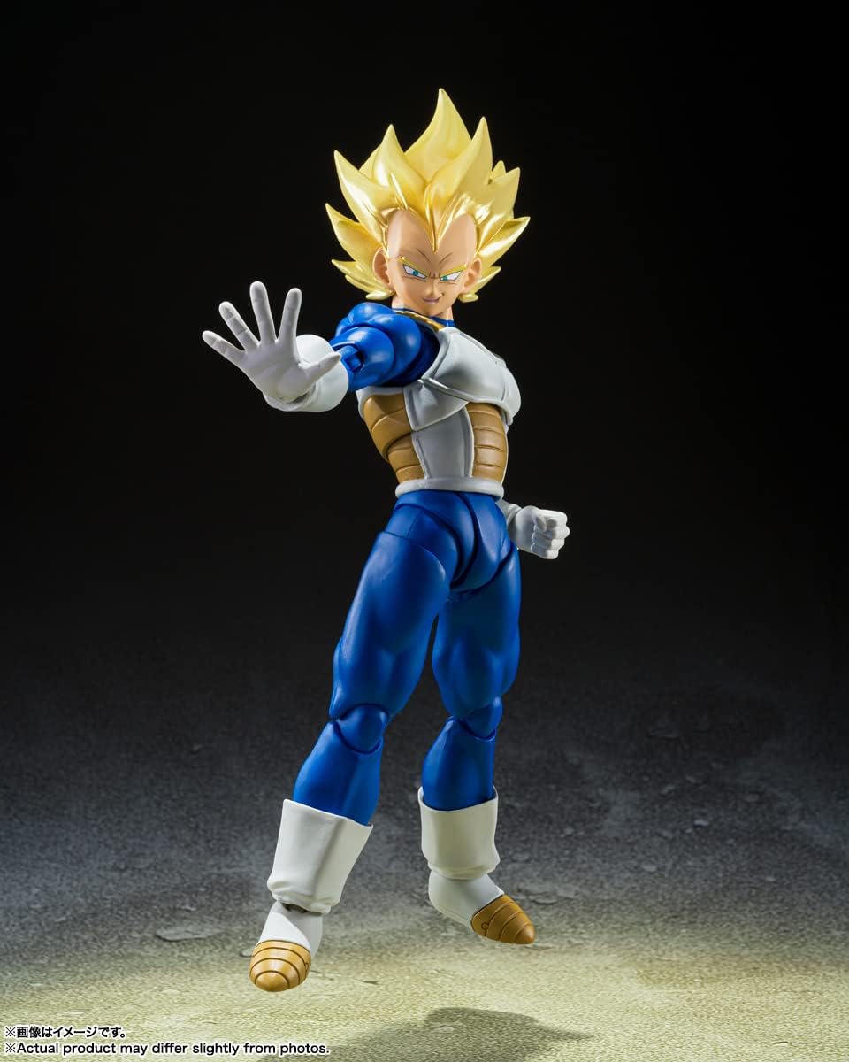 BANDAI SPIRITS Dragon Ball Z S.H.Figuarts Super Saiyan Vegeta (Awakened Super Saiyan Blood)