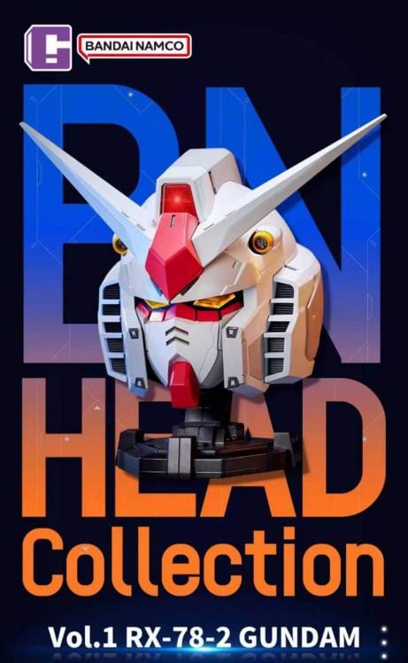 BANDAI NAMCO Mobile Suit Gundam BN Head Collection Vol.1 RX-78-2 Gundam Head Sculpt