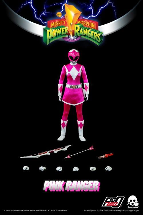 THREEZERO Mighty Morphin Power Rangers FigZero Pink Ranger 1/6 Scale Figure