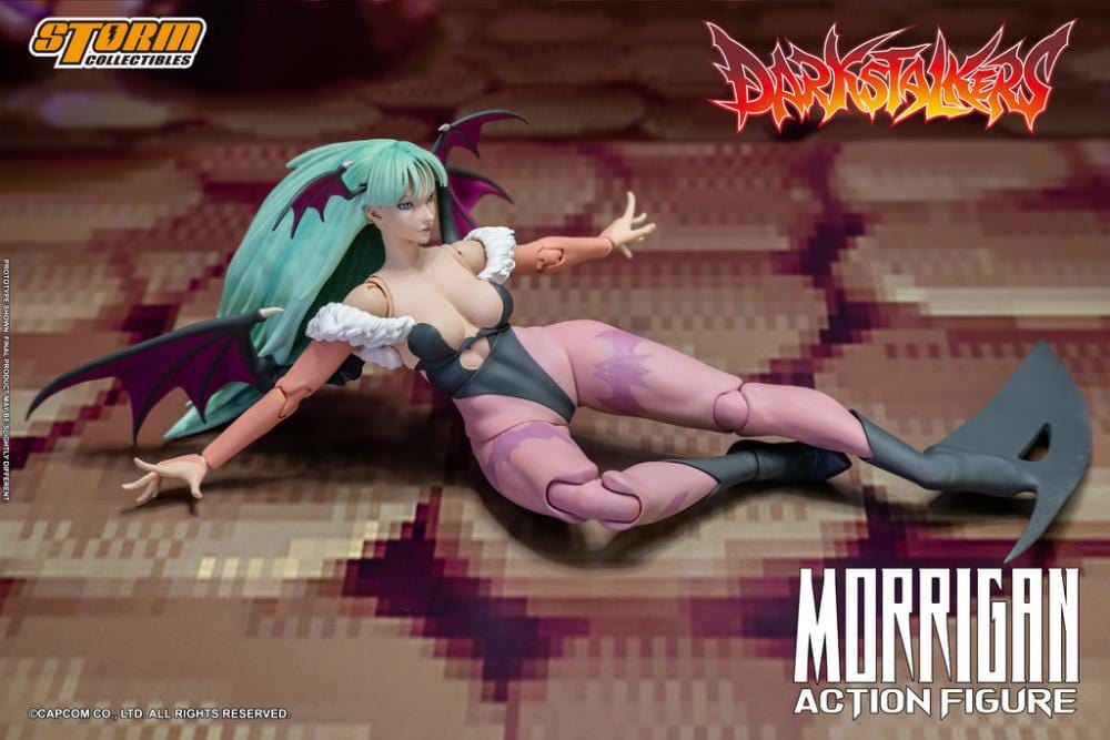 STORM COLLECTIBLES Darkstalkers Morrigan 1/12 Scale Figure