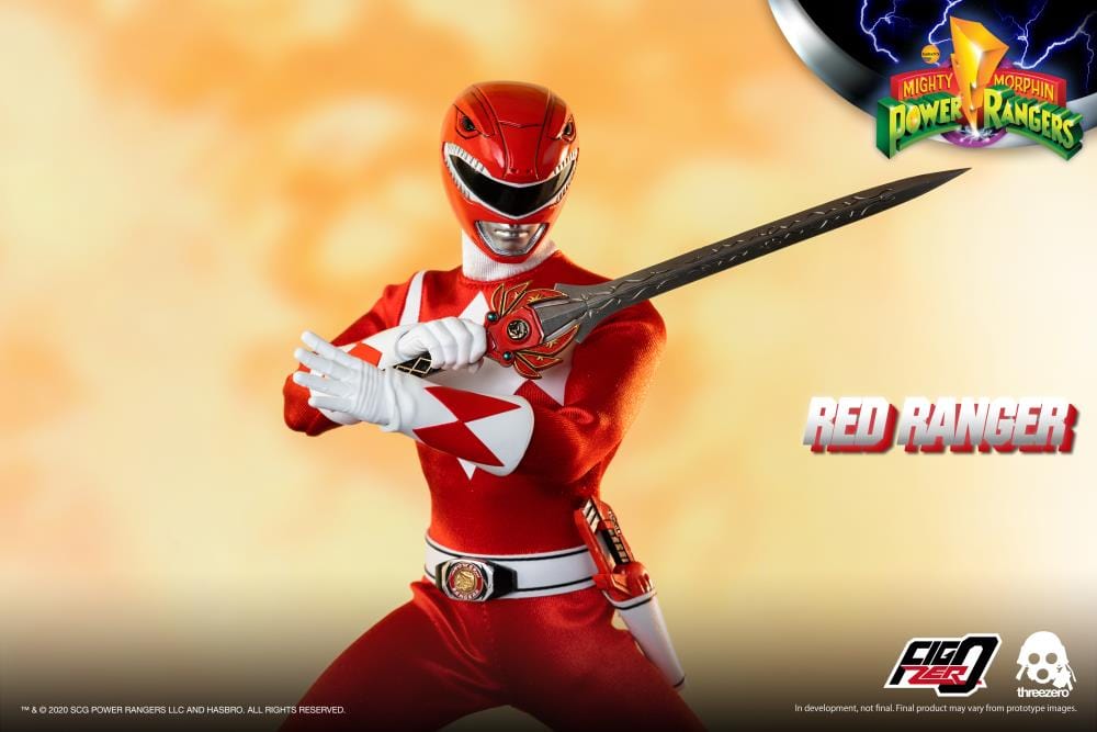 THREEZERO Mighty Morphin Power Rangers FigZero Red Ranger 1/6 Scale Figure