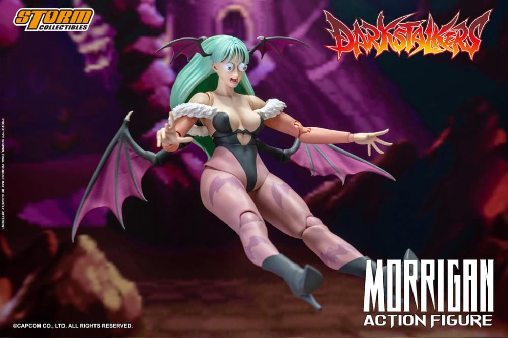 STORM COLLECTIBLES Darkstalkers Morrigan 1/12 Scale Figure