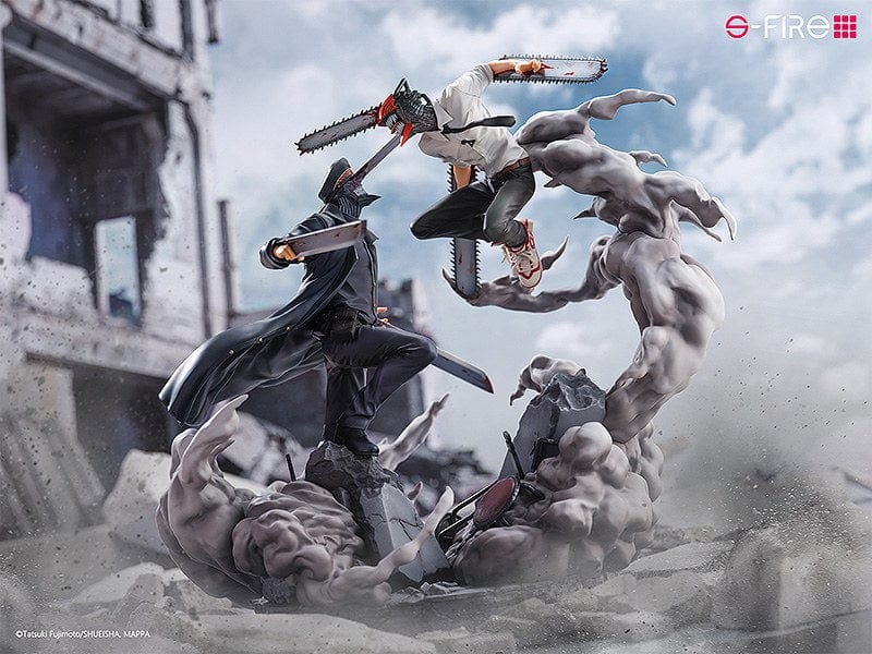 SEGA CHAINSAW MAN Super Situation Figure Chainsaw Man vs. Samurai Sword