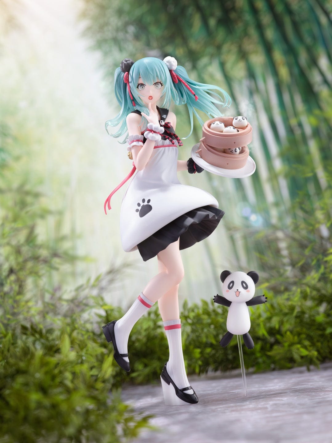 SEGA Vocaloid Hatsune Miku Panda Bun Figure