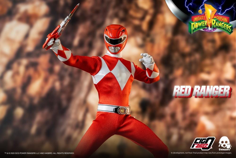 THREEZERO Mighty Morphin Power Rangers FigZero Red Ranger 1/6 Scale Figure