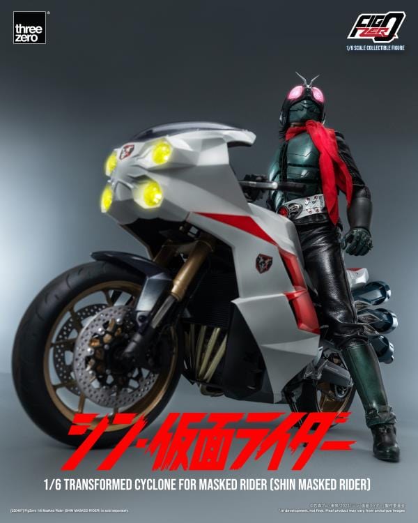 THREEZERO Shin Kamen Rider FigZero Transformed Cyclone for Masked Rider 1/6 Scale Figure