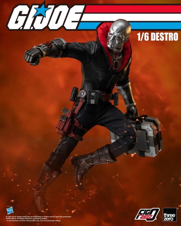 THREEZERO G.I. Joe FigZero Destro 1/6 Scale Collectible Figure