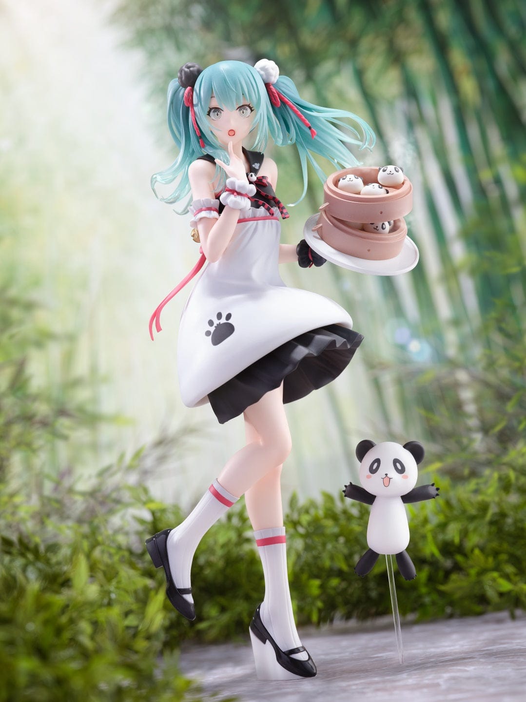 SEGA Vocaloid Hatsune Miku Panda Bun Figure