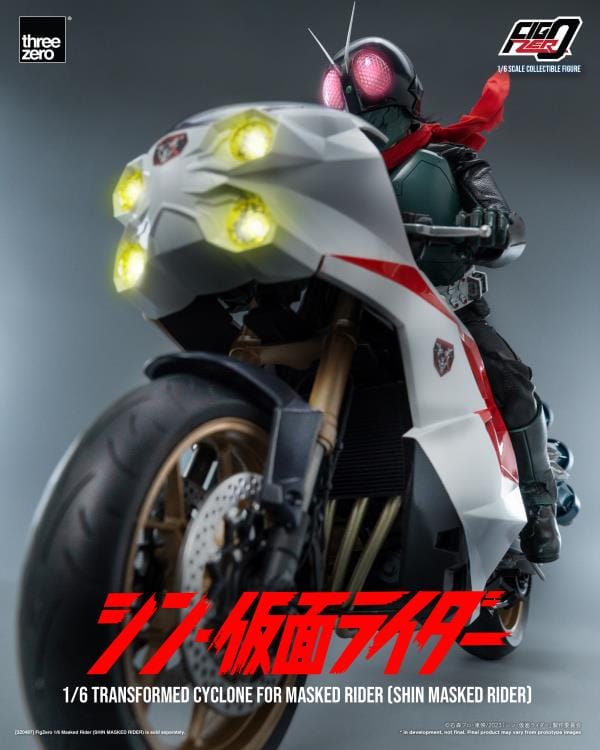 THREEZERO Shin Kamen Rider FigZero Transformed Cyclone for Masked Rider 1/6 Scale Figure