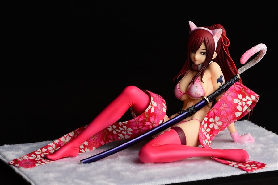 ORCATOYS Fairy Tail Erza Scarlet (Cherry Blossom Cat Gravure Style Ver.) 1/6 Scale Figure