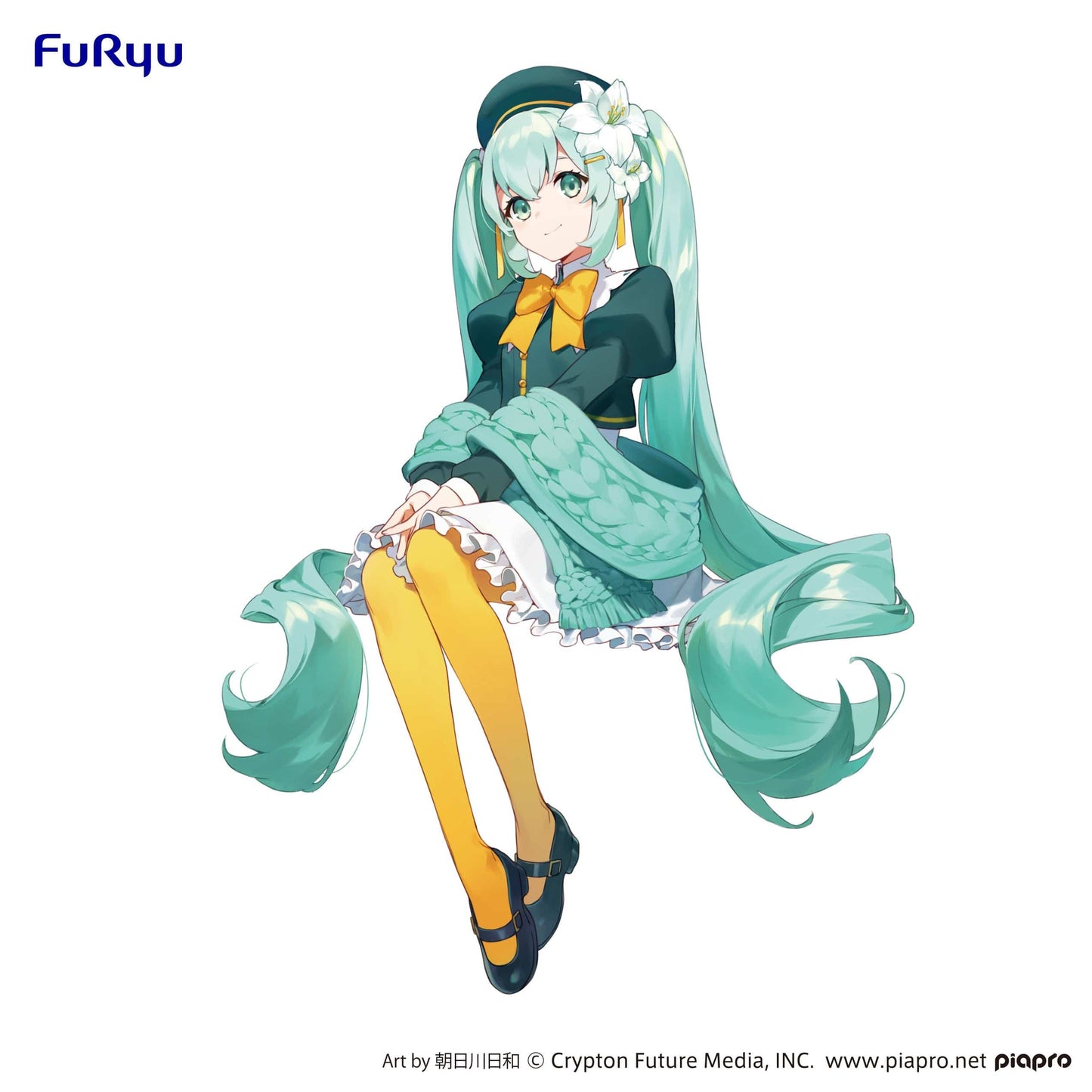 FURYU Vocaloid Hatsune Miku (Flower Fairy Lily Ver.) Noodle Stopper Figure