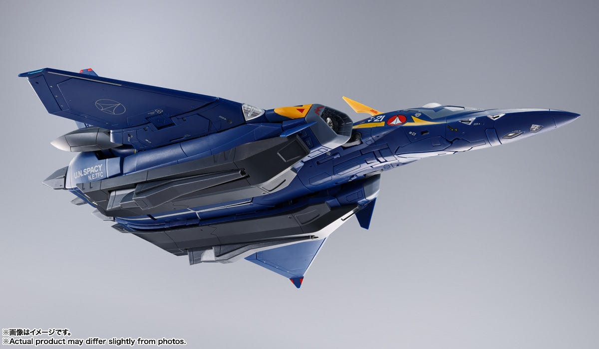 BANDAI SPIRITS Macross Plus DX Chogokin YF-21 (Guld Goa Bowman Machine)