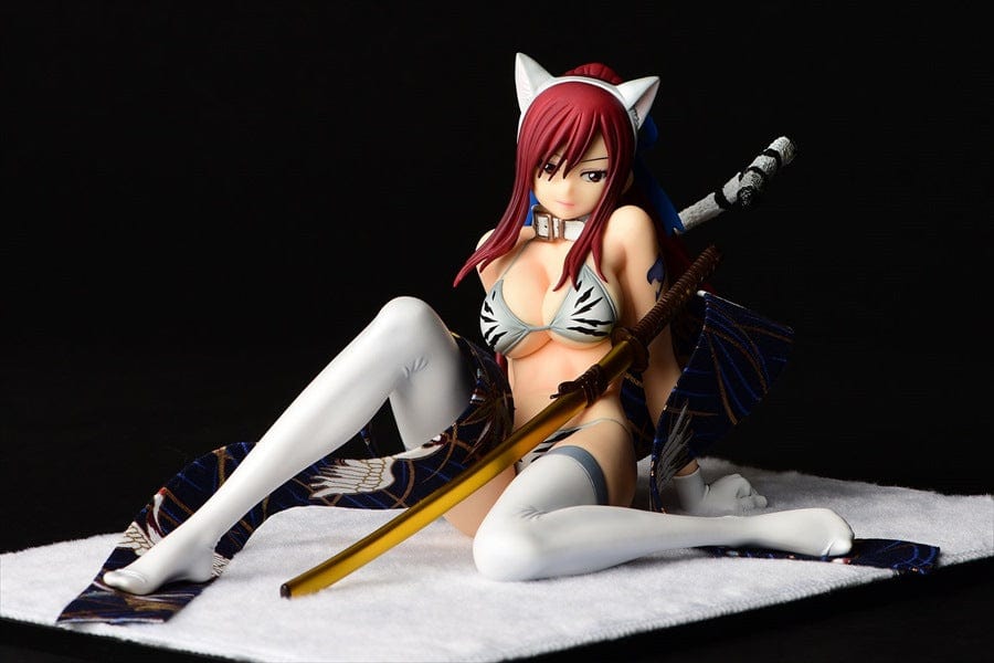 ORCATOYS Fairy Tail Erza Scarlet (White Tiger Cat Gravure Style Ver.) 1/6 Scale Figure